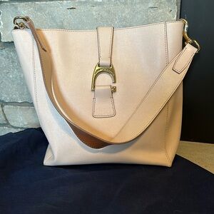 Dooney & Bourke Ashby Pink Saffiano Leather Shoulder Bag - Excellent Condition